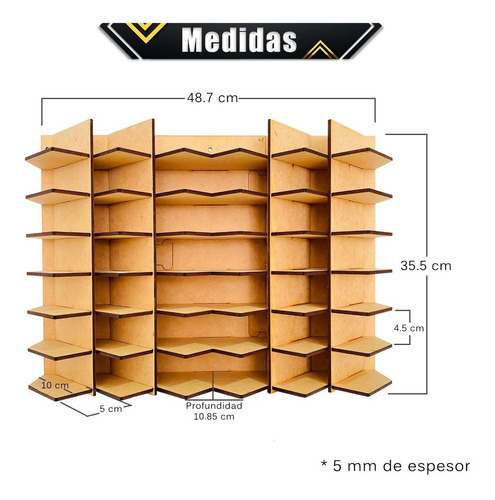 Exhibidor Coleccionador De Autos Tipo Hotwheels 42 Carritos