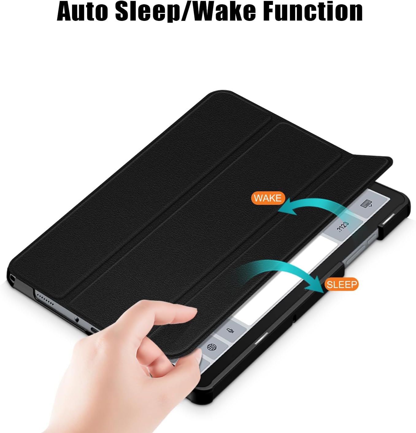 Funda Para Tablet Samsung Galaxy Tab A9 Plus de 11" (SM-X210/ SM-X216/SM-X218) Color Negro