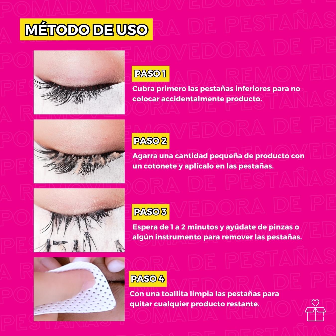 Pomada Removedor Pestañas Mink 1x1 Extension Lash.