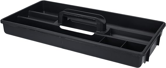 Surtek CPS17 Caja Portaherramientas Plástica con Broches Metálicos, 17"