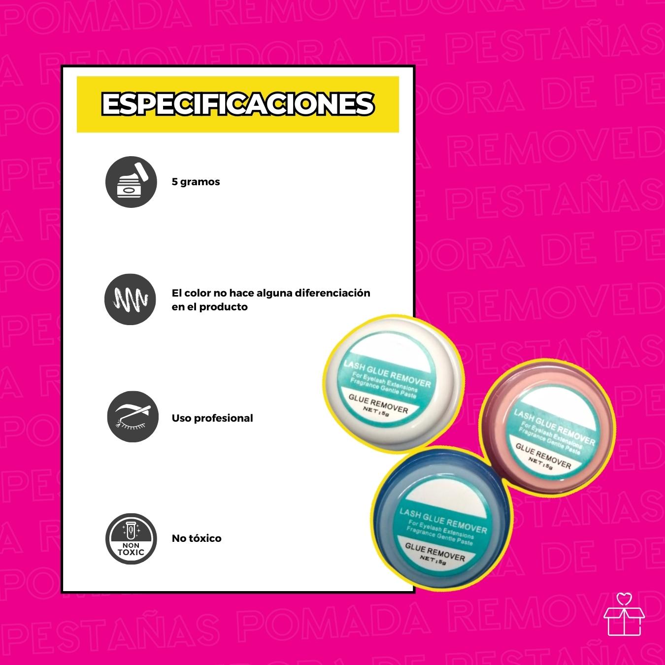 Pomada Removedor Pestañas Mink 1x1 Extension Lash.