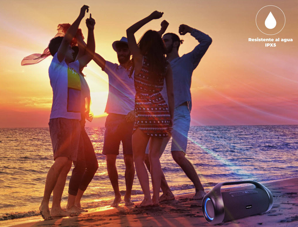 Parlante Aiwa AWS1000BT Bluetooth 90W RMS Boombox