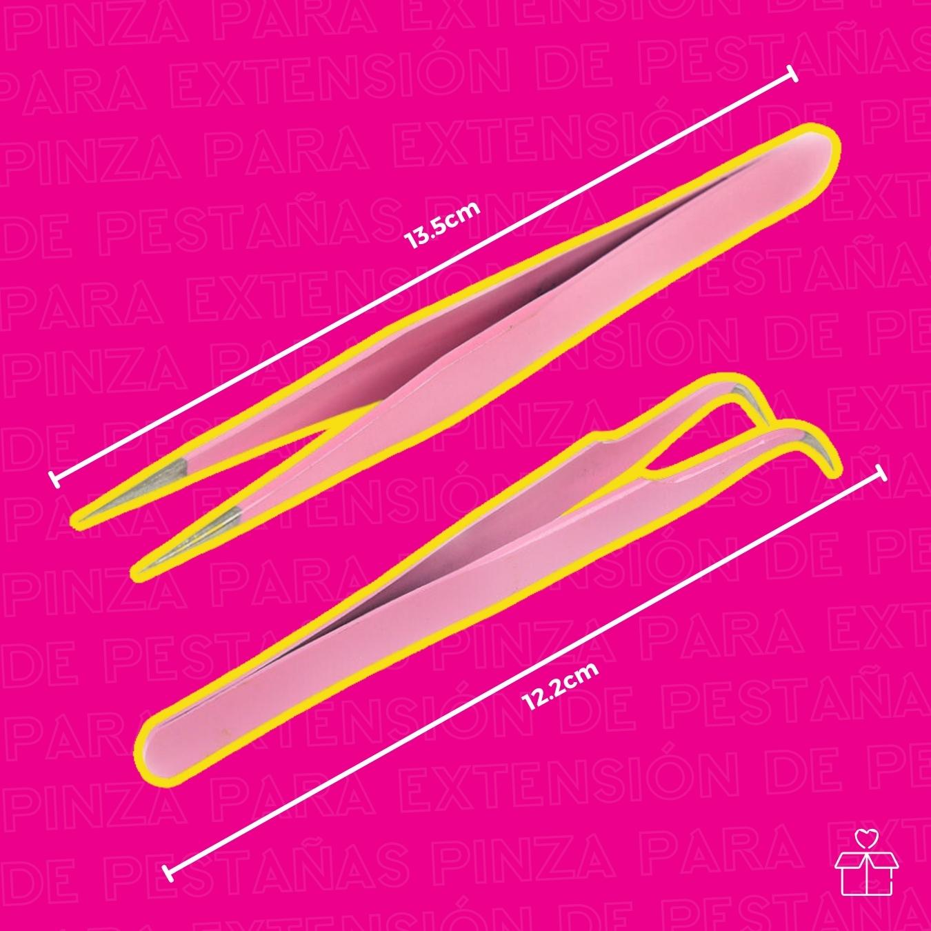 2 Piezas De Pinzas Para Extensiones Pestañas Postizas Mink.