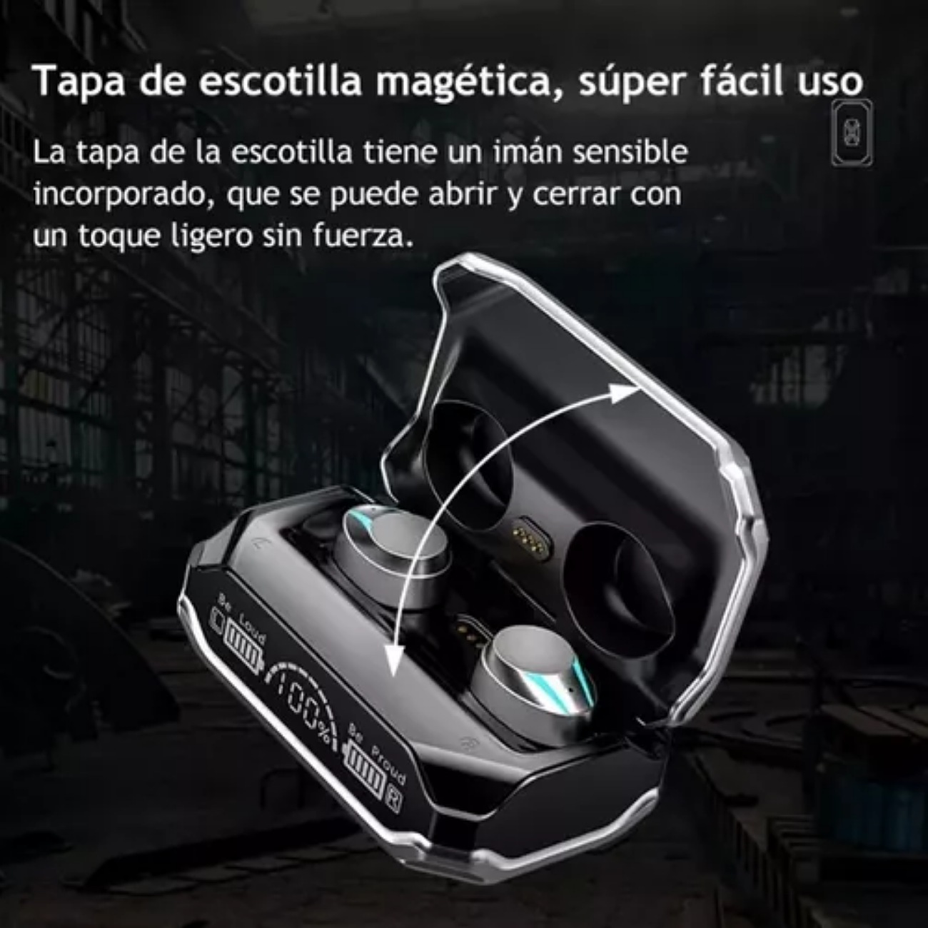 Audífonos Bluetooth M41 Tws Hd Reducción Ruido Audicularer Color Gris