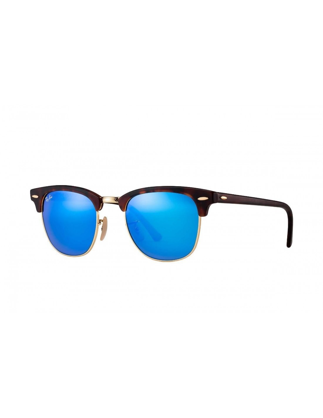 Lentes de sol Ray Ban Rb3016 114517 Clubmaster Azul Espejo Carey Icon