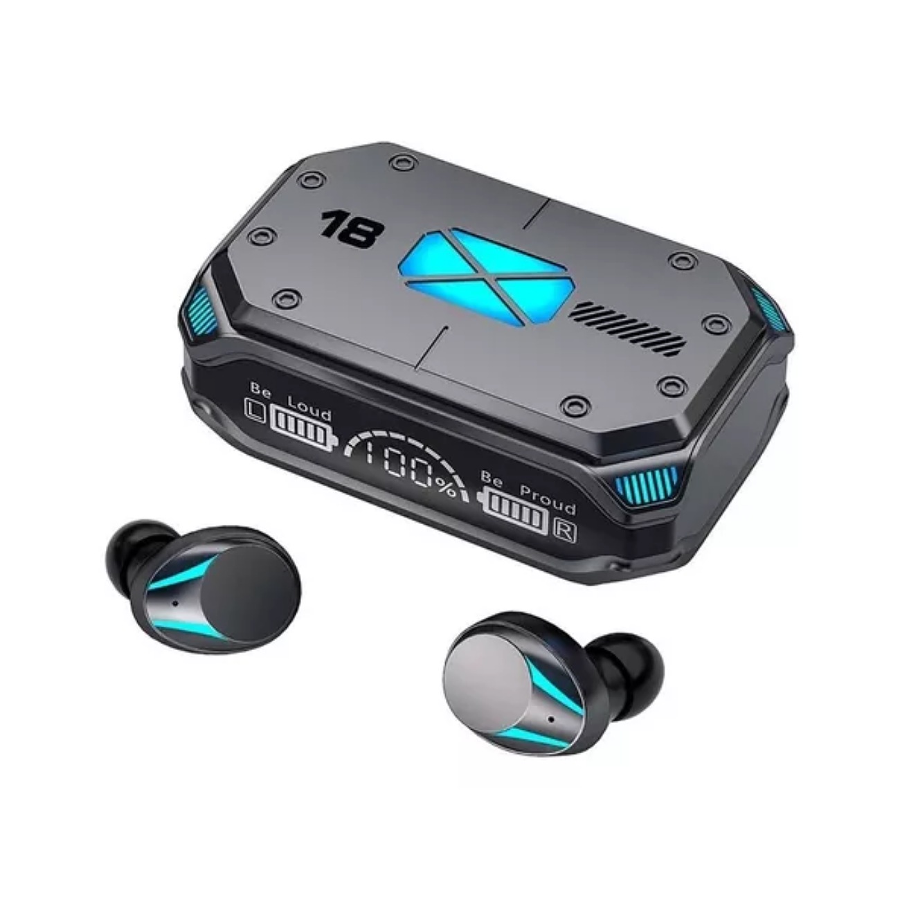 Audífonos Bluetooth M41 Tws Hd Reducción Ruido Audicularer Color Gris
