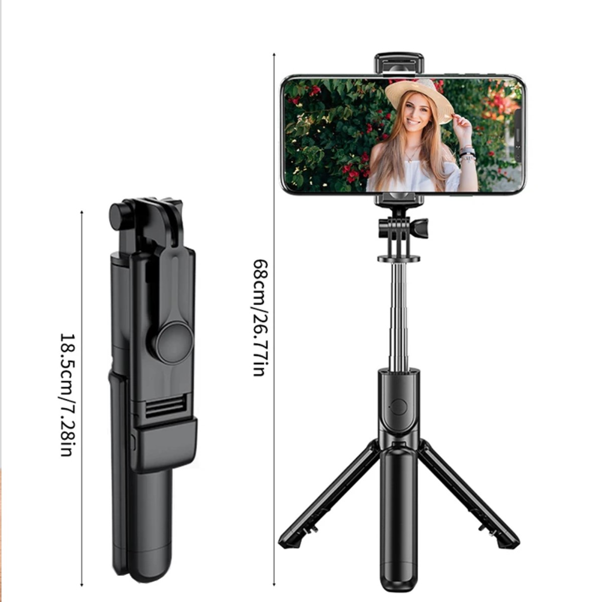 Bastón Palo Selfie inalámbrico cámara deportiva soporte trípode Bluetooth extensible iPhone Cel