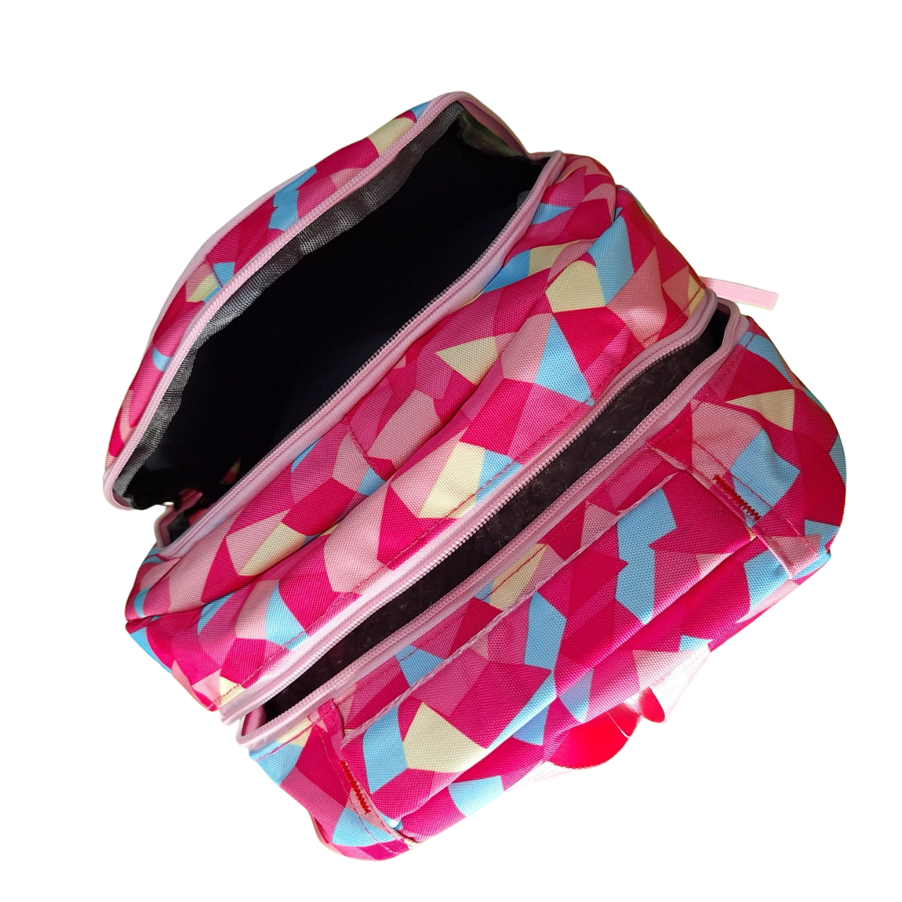 Mochila De Gran Capacidad Para Mujer Bolsa Escolar/viaje De Moda Color Rosa