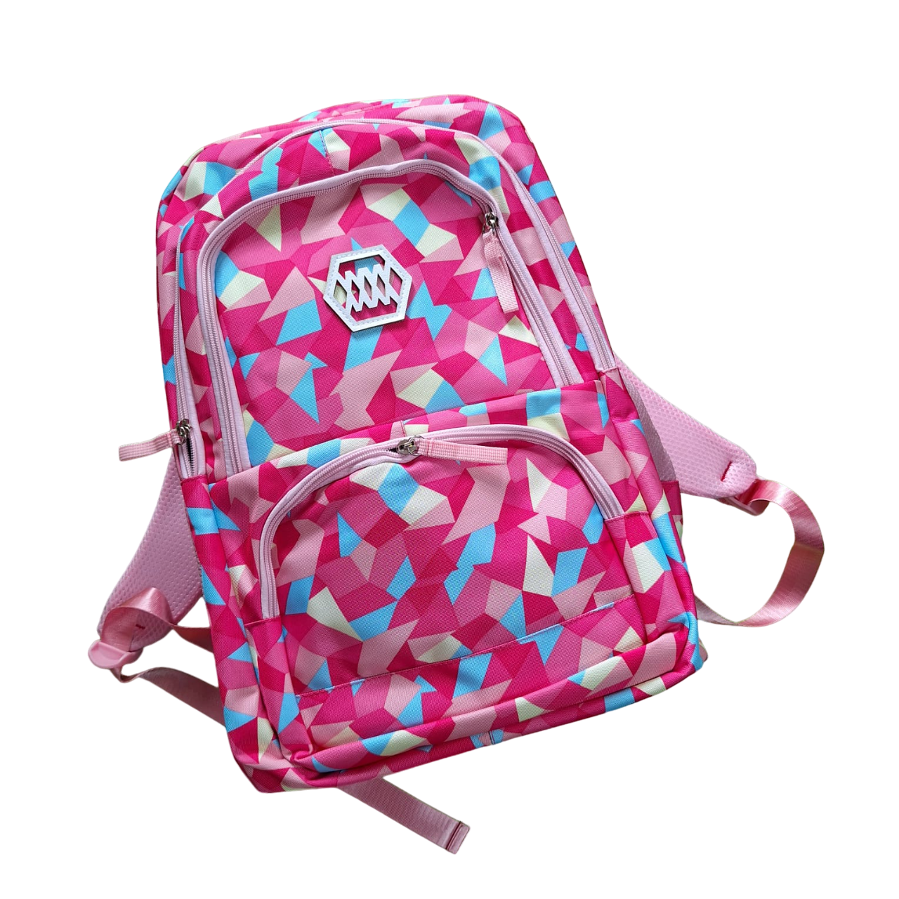 Mochila De Gran Capacidad Para Mujer Bolsa Escolar/viaje De Moda Color Rosa