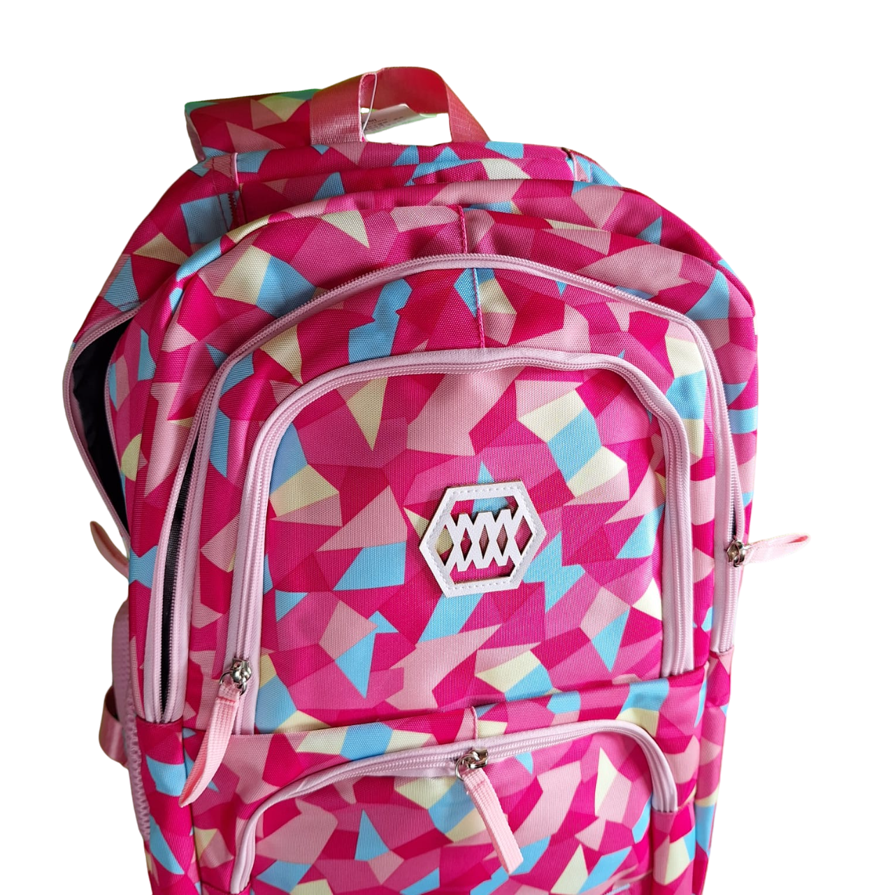 Mochila De Gran Capacidad Para Mujer Bolsa Escolar/viaje De Moda Color Rosa