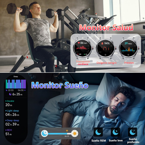 Reloj Inteligente Hombre Smartwatch Bluetooth Llamadas Alexa