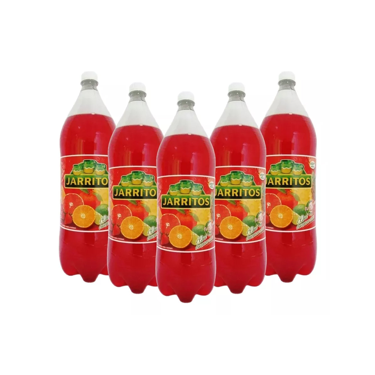 Jarrito Refresco Tutifruti 5 Piezas de 2 Lt c/u