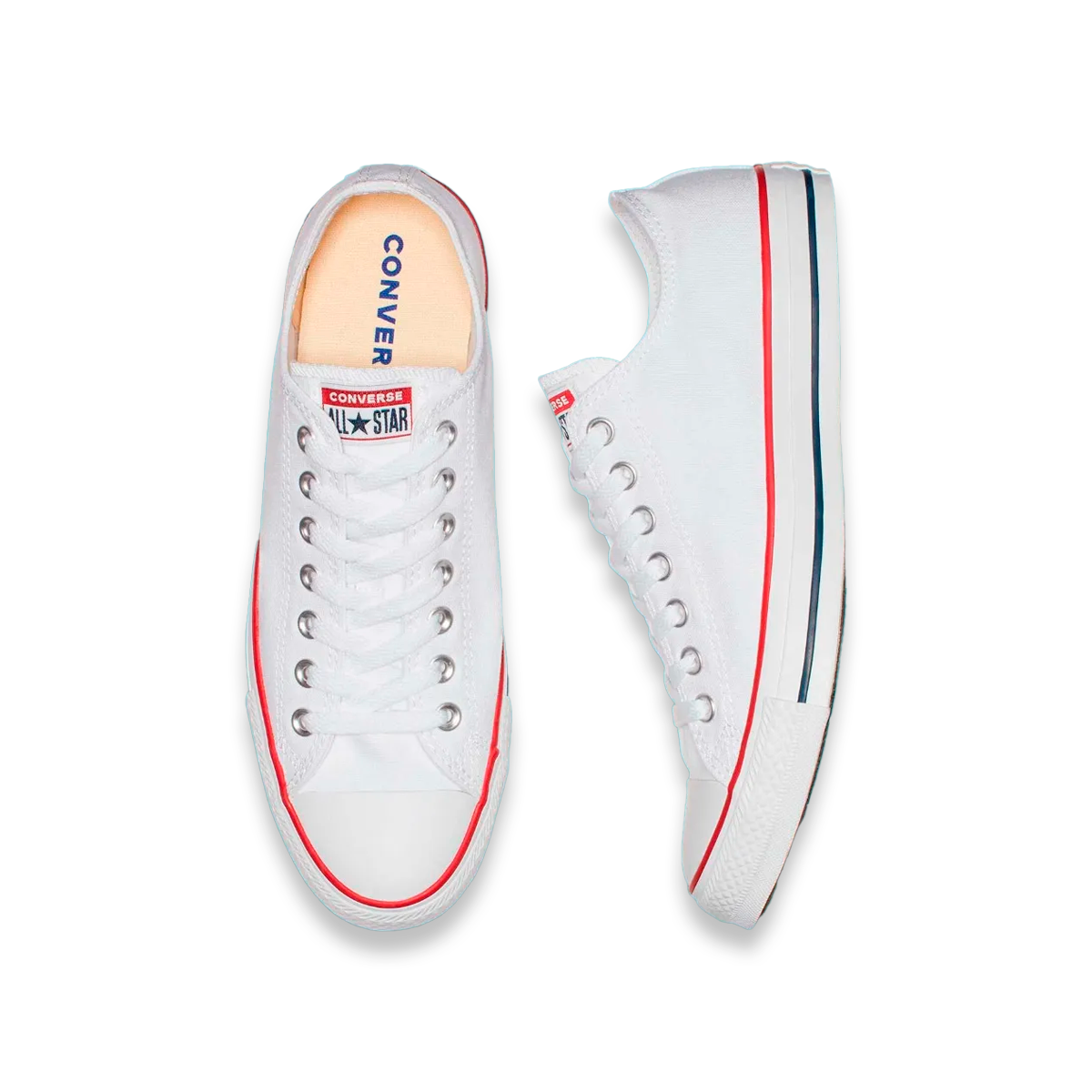 Tenis Converse Chuck Taylor All Star Blancos Choclo Lona Unisex