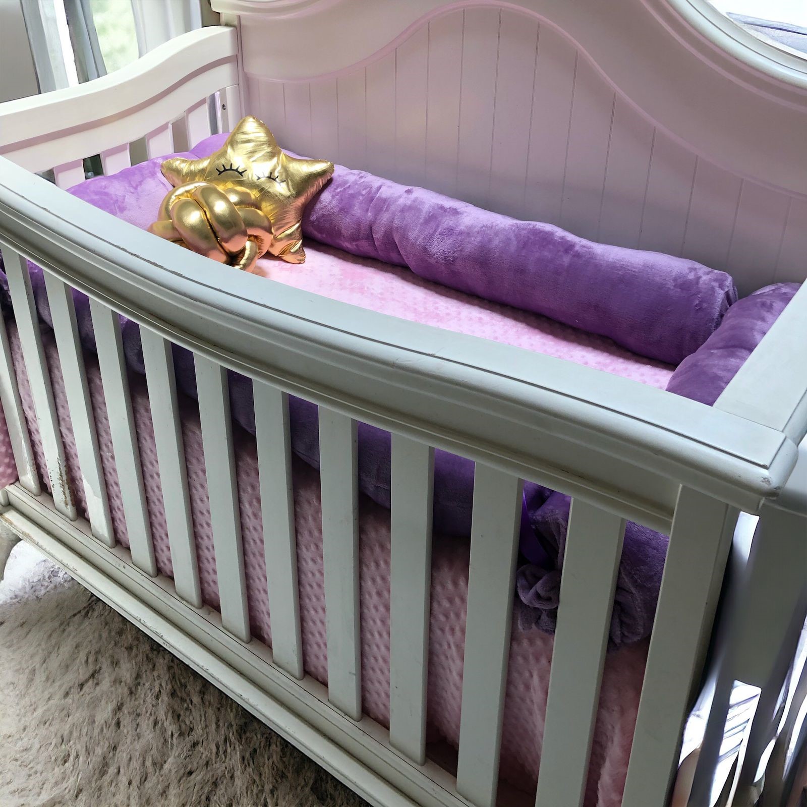 Protector Cuna Tubular Bebé protección 4 mts .