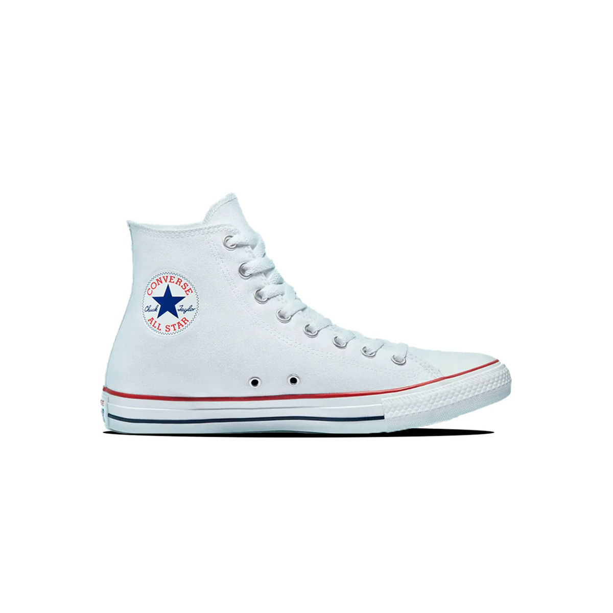 Tenis Converse Chuck Taylor All Star Blancos en Bota de Lona Unisex