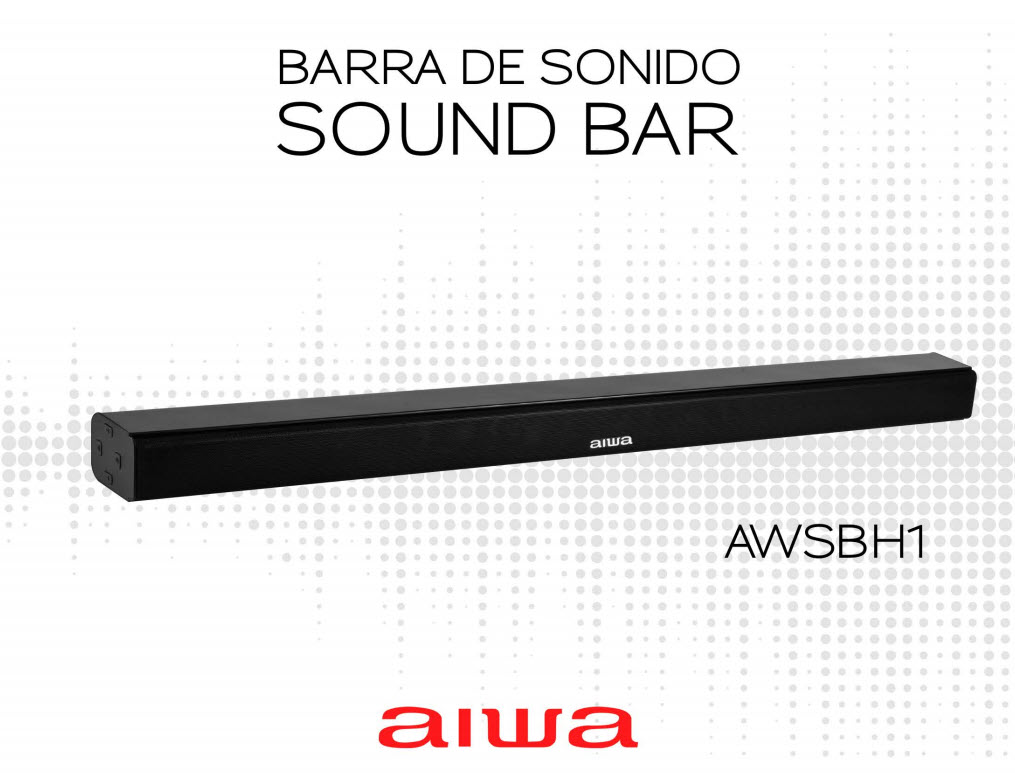 Barra De Sonido Aiwa AWSBH1 2ch 40W Bluetooth USB