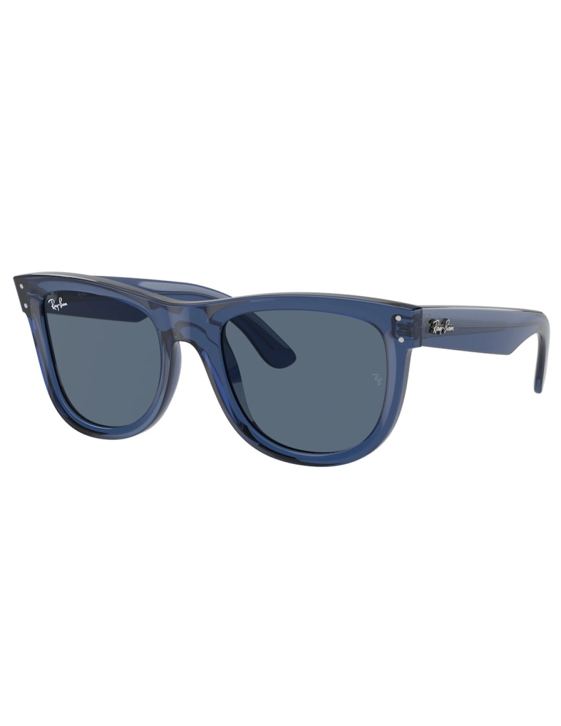 Lentes de sol Ray Ban RB0502S 67083A Wayfarer Reverse Transparent Navy Blue
