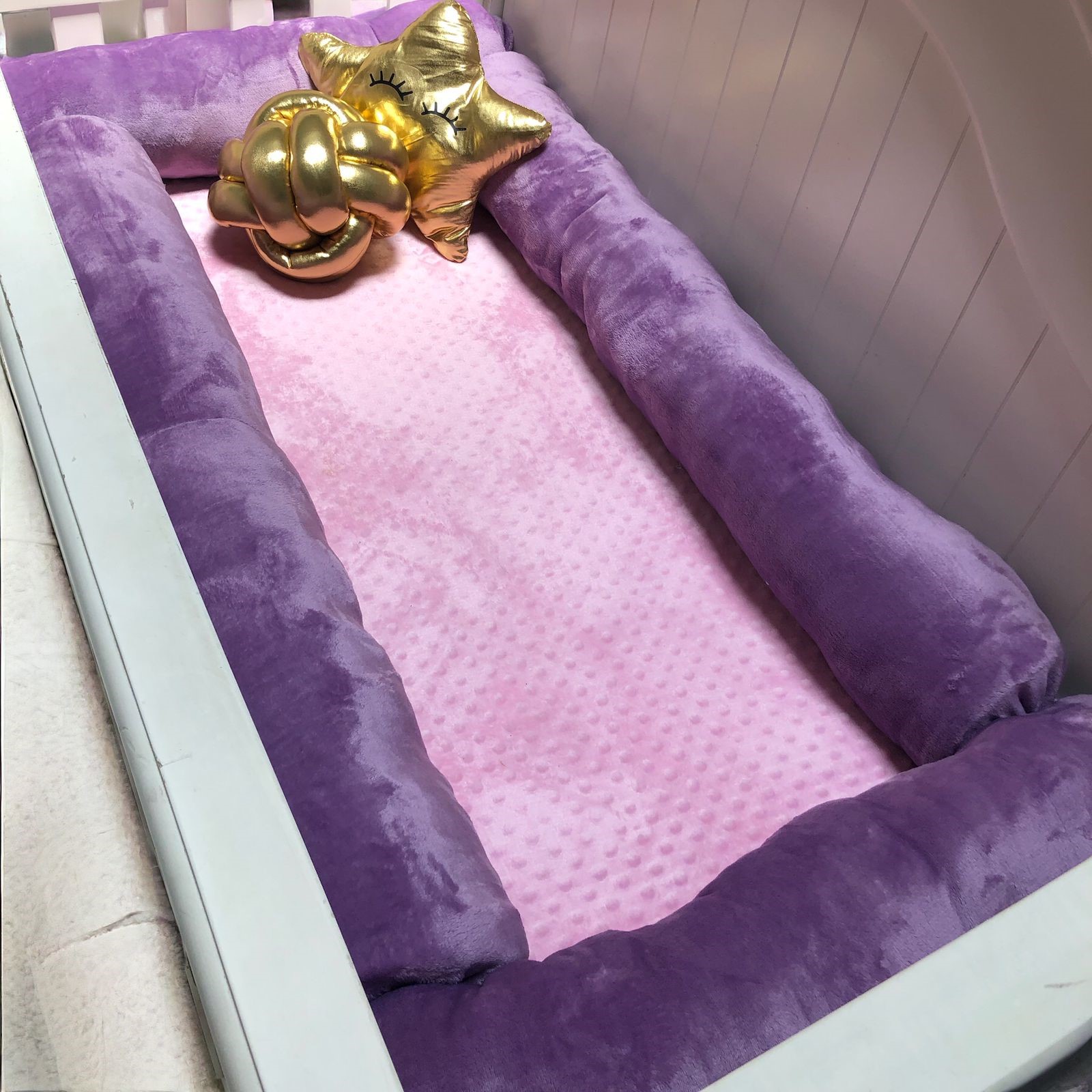 Protector Cuna Tubular Bebé protección 4 mts .