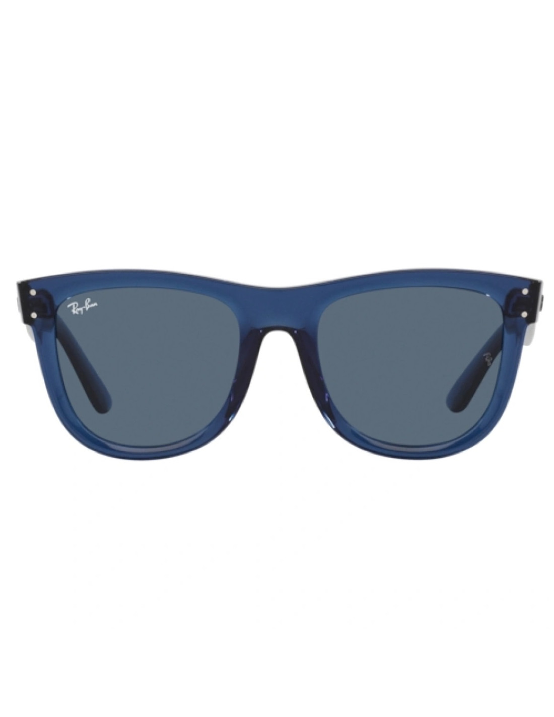 Lentes de sol Ray Ban RB0502S 67083A Wayfarer Reverse Transparent Navy Blue