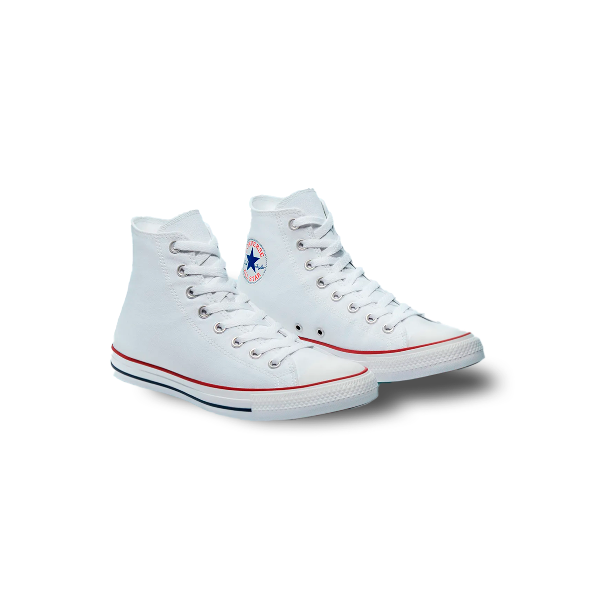Tenis Converse Chuck Taylor All Star Blancos en Bota de Lona Unisex