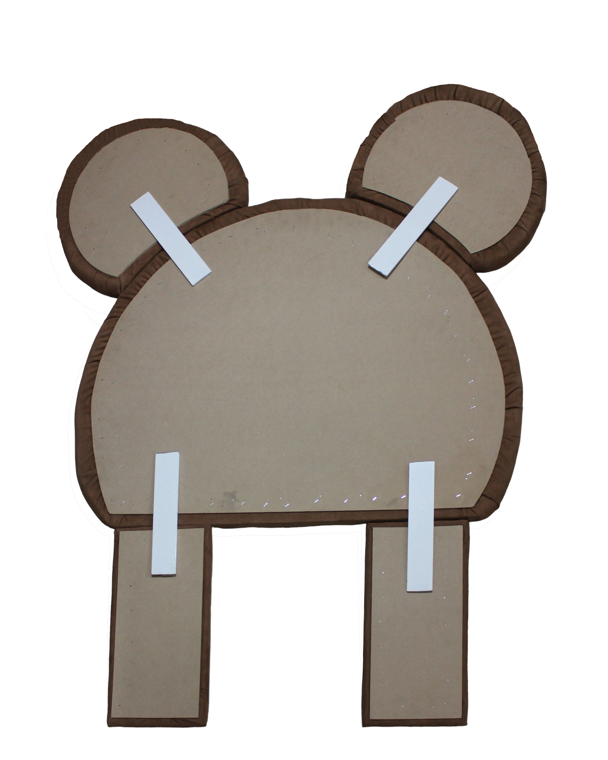 Cabecera Para Cama Individual niños forma Osito Kawaii