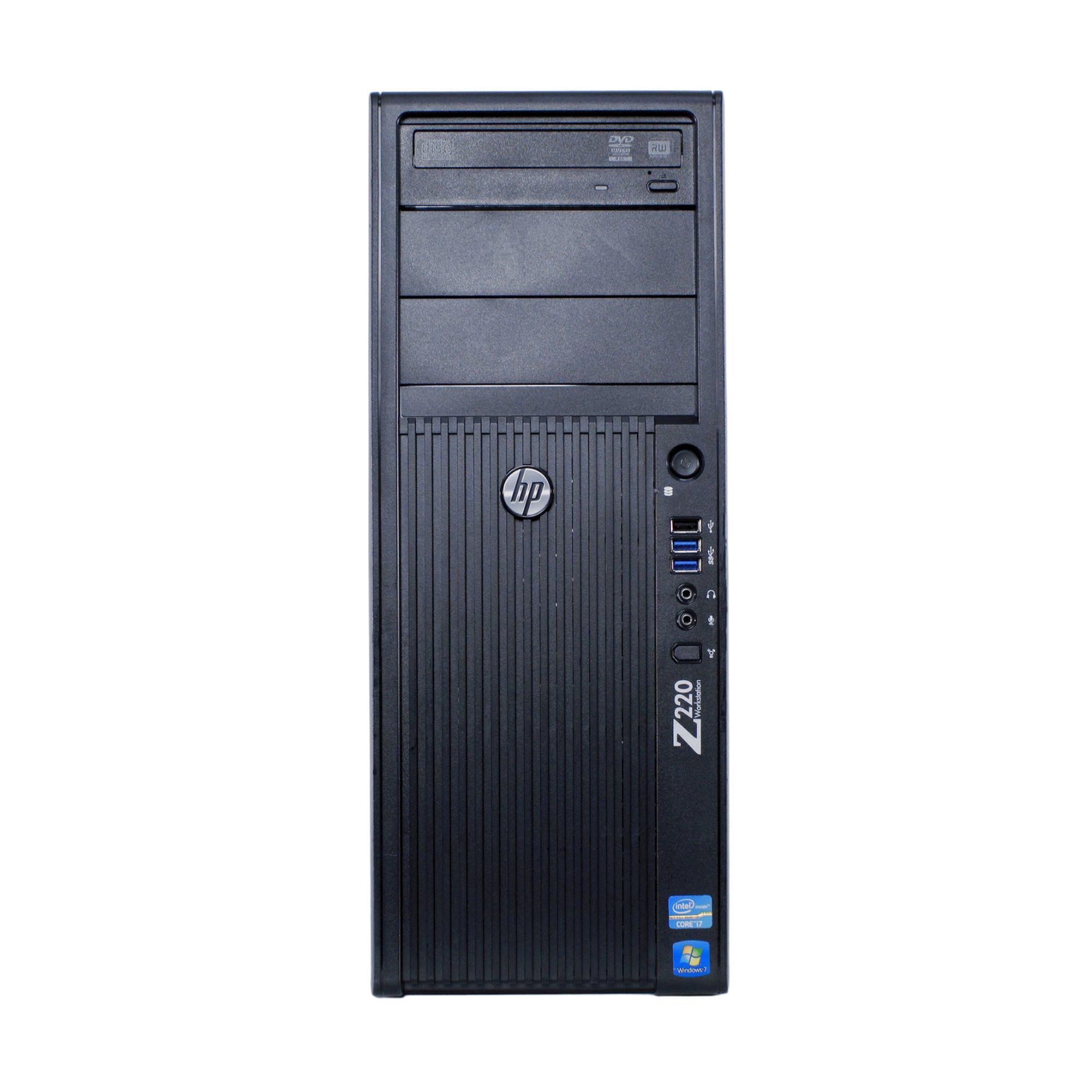 HP Z220 Workstation Torre | Intel Core i7 3ra | 8 GB RAM - 240 GB SSD + 500 GB HDD | Monitor de 22" (Reacondicionado Grado A)