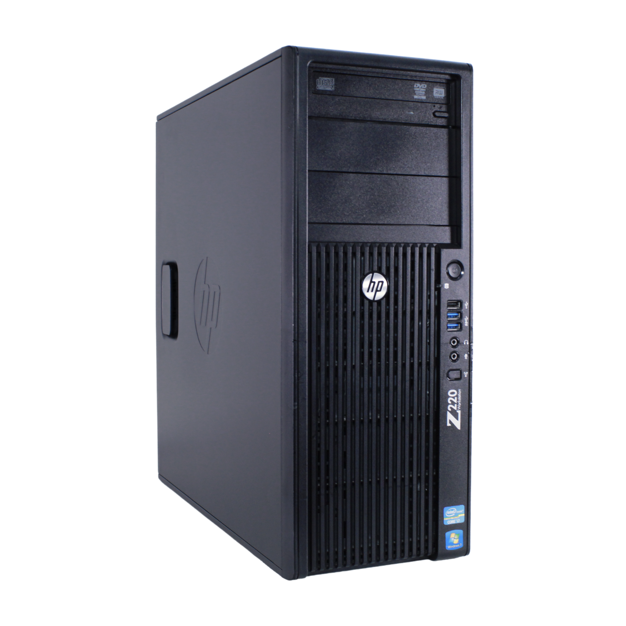 HP Z220 Workstation Torre | Intel Core i7 3ra | 8 GB RAM - 240 GB SSD + 500 GB HDD | Monitor de 22" (Reacondicionado Grado A)