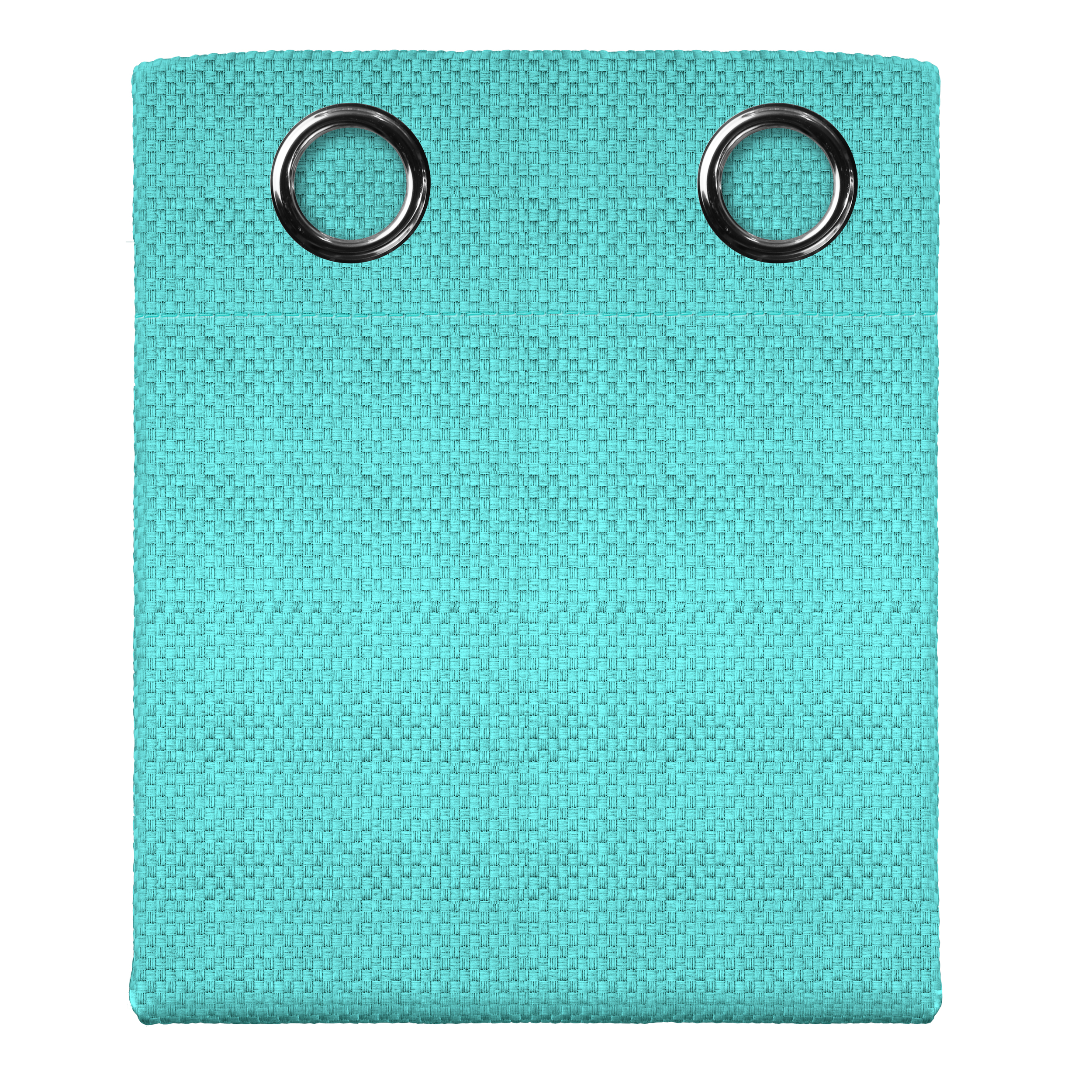 Cortina Blackout Turquesa Tramada Larga Térmica Bloqueo De Luz 95%