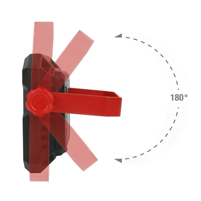Lámpara De Trabajo Led Recargable De 1000 Lúmenes 40 Metros, Ajustable 360 Grados Marca Hyper Tough