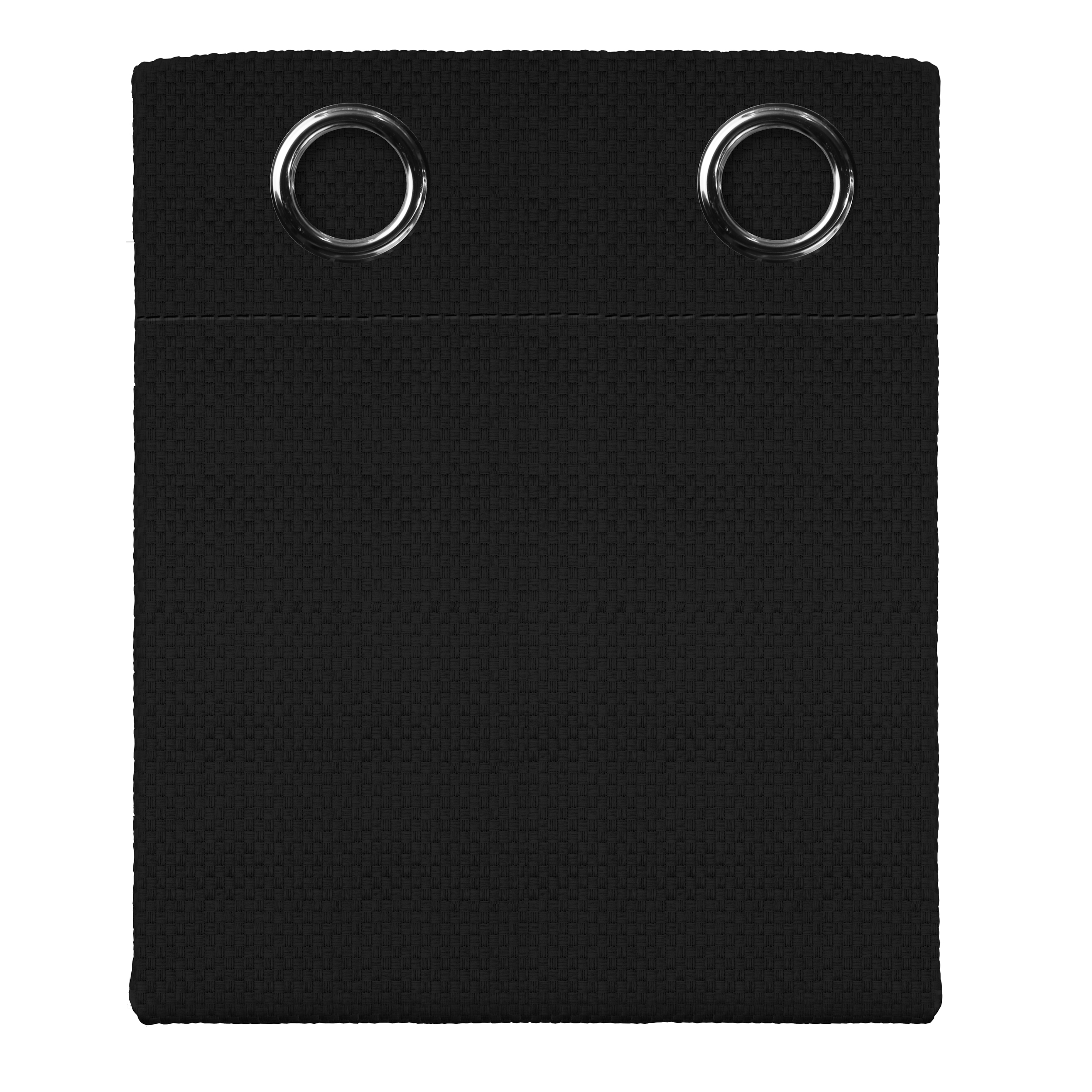 Cortina Blackout Negra Tramada Larga Térmica Bloqueo De Luz 95%.