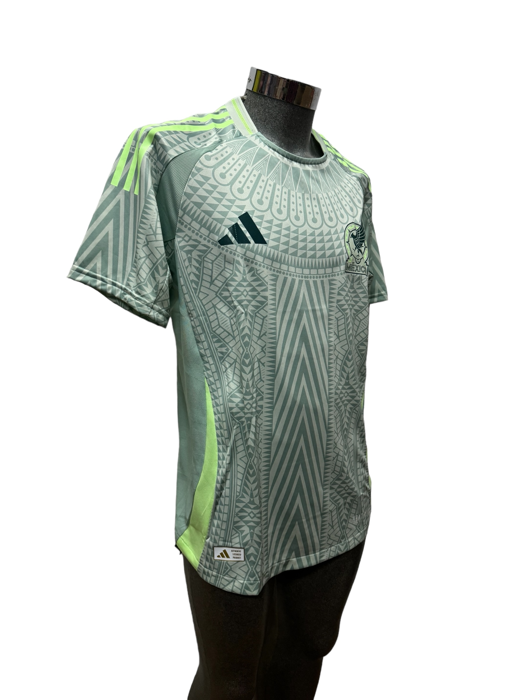 Jersey Original Adidas Selección Mexicana jugador authentic heat.rdy visita 2024 IP6385.