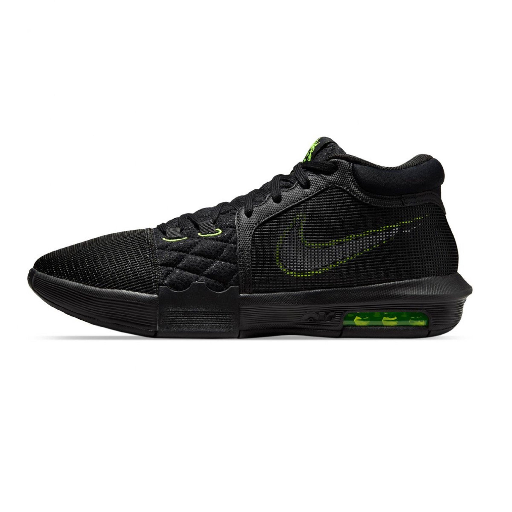 Tenis Nike Lebron Witness VIII Negro Basquetbol Hombre Talla #25.5 .