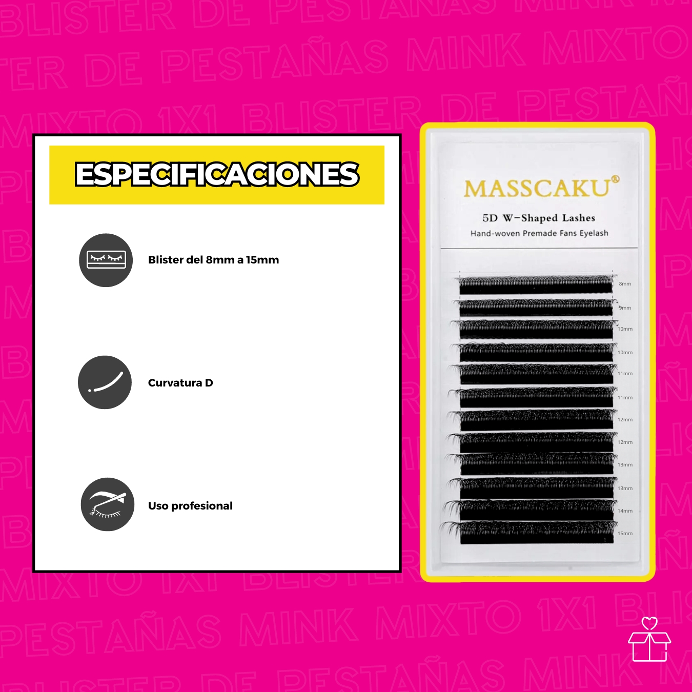 Blister Masscaku Prearmado Volumen 5d.