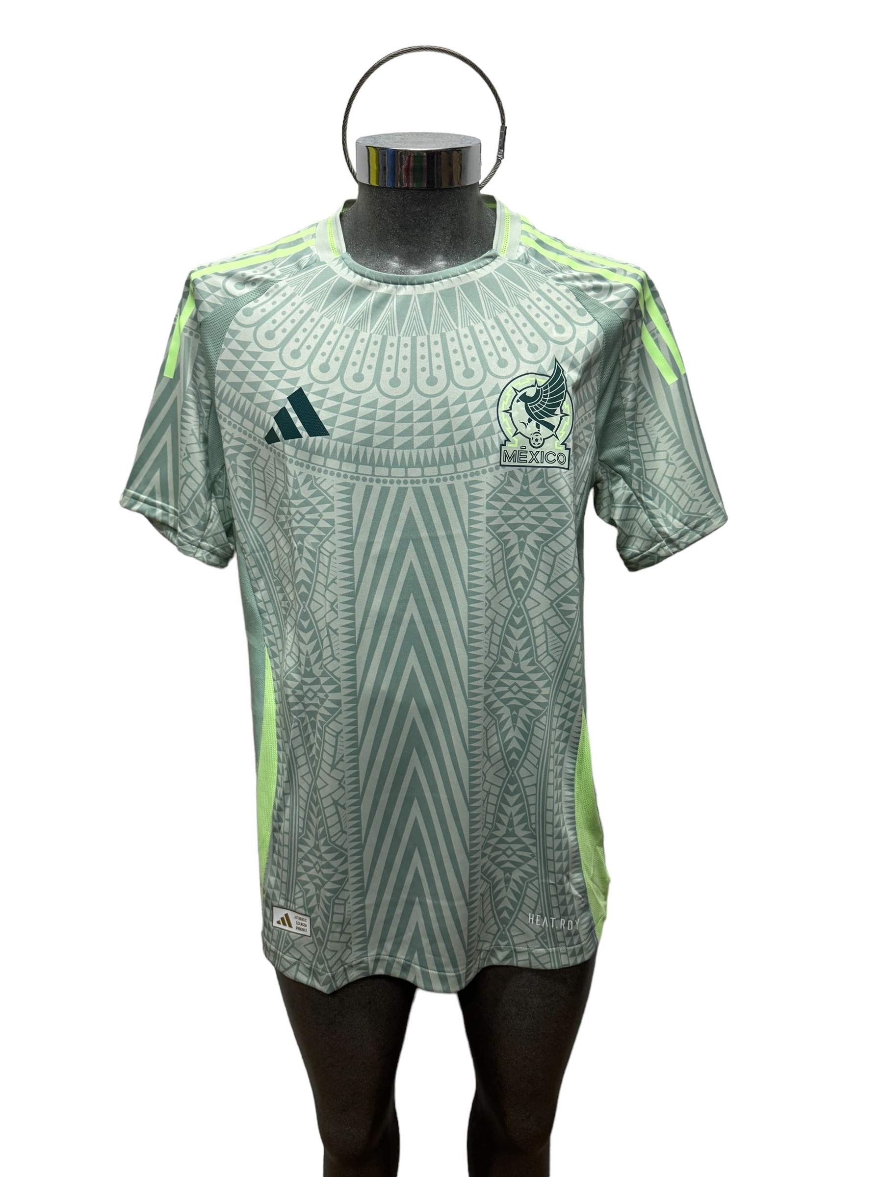 Jersey Original Adidas Selección Mexicana jugador authentic heat.rdy visita 2024 IP6385.
