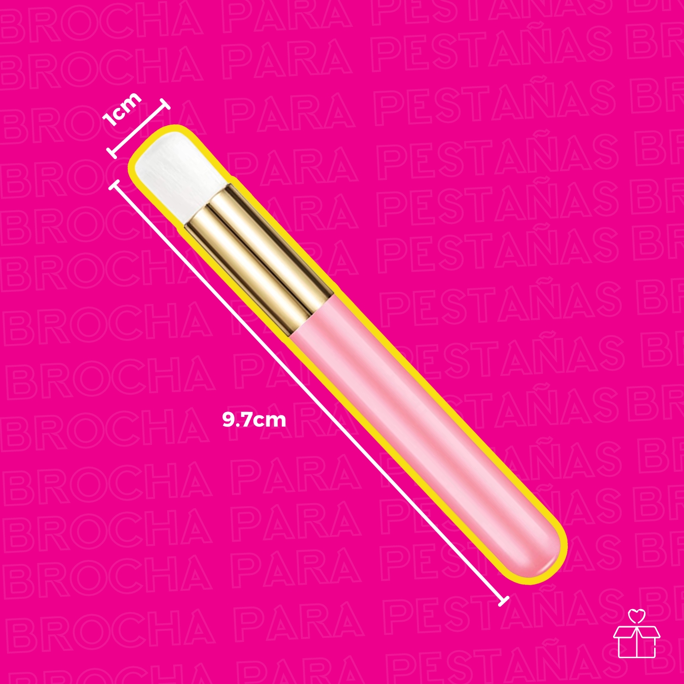 10 Brochas Para Limpiar Pestañas 1x1 .