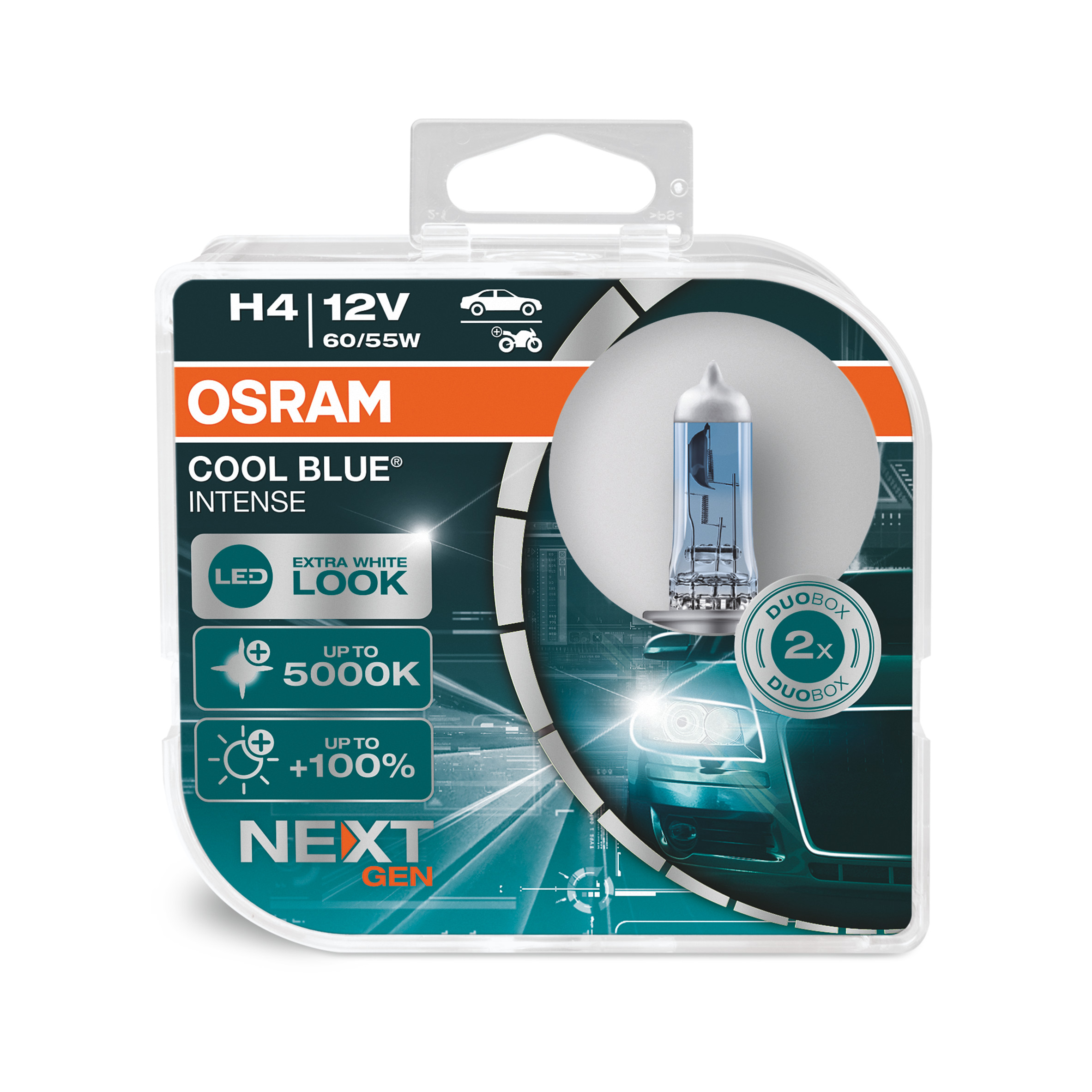 Foco Osram H4 cool blue next