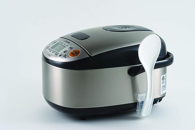 Zojirushi ns-lgc05 X B Micom Arrocera y calentador, acero negro
