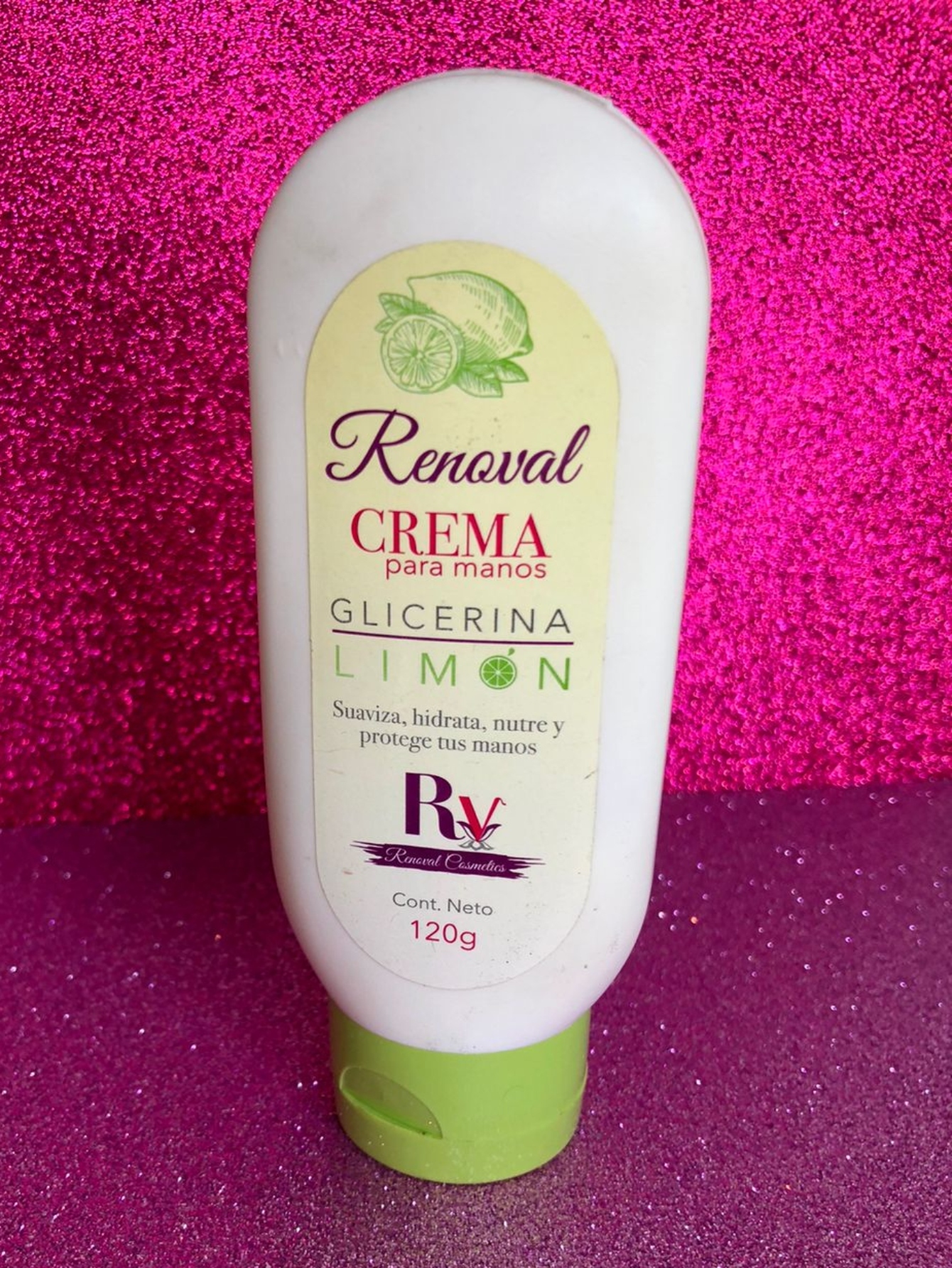 Crema Para Manos Con Glicerina Y Limón Renoval