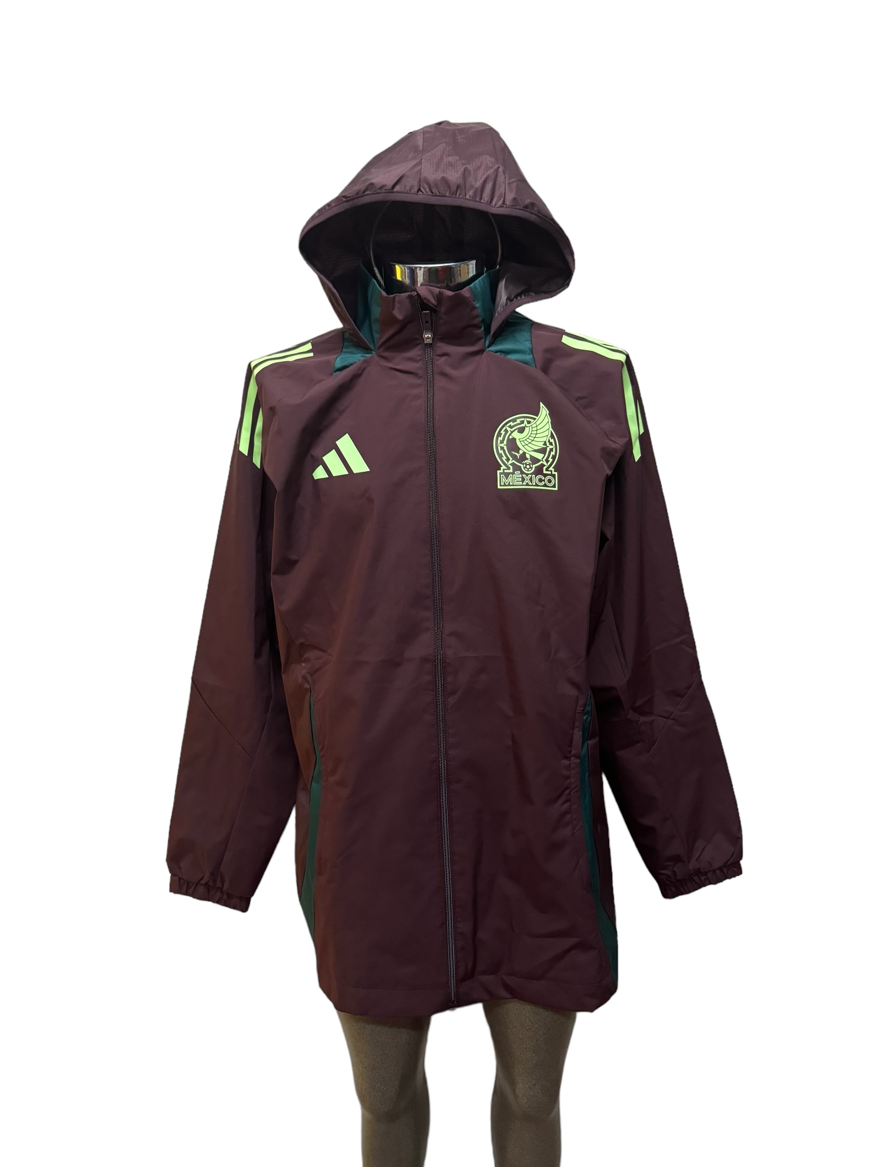 Chamarra Rompevientos Original Adidas Selección Mexicana 2024 IW7802.