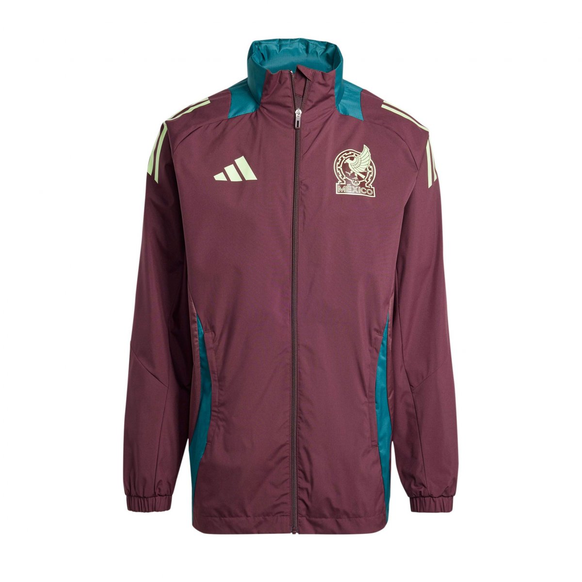 Chamarra Rompevientos Original Adidas Selección Mexicana 2024 IW7802.