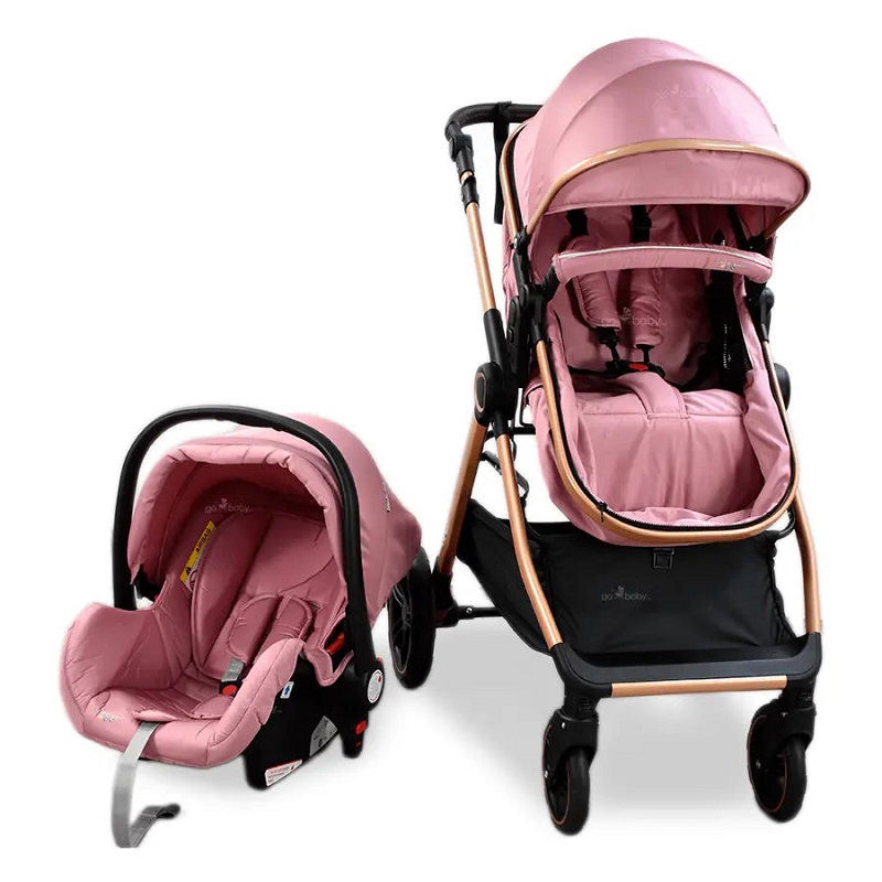 Carriola Portabebe CONFETY Aries Rosa.