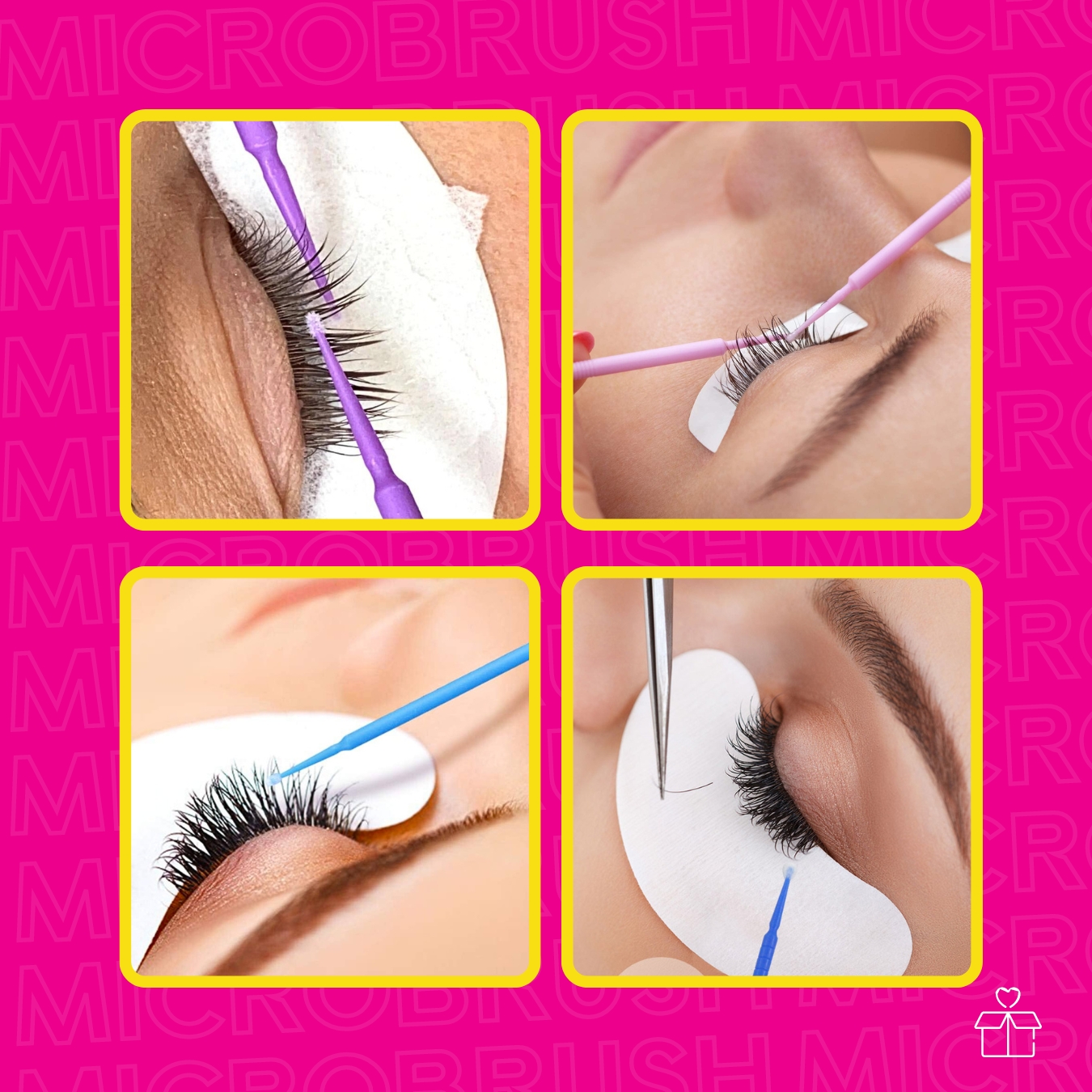 100 Piezas Microbrush Punta 2.5mm 2mm 1.5mm.