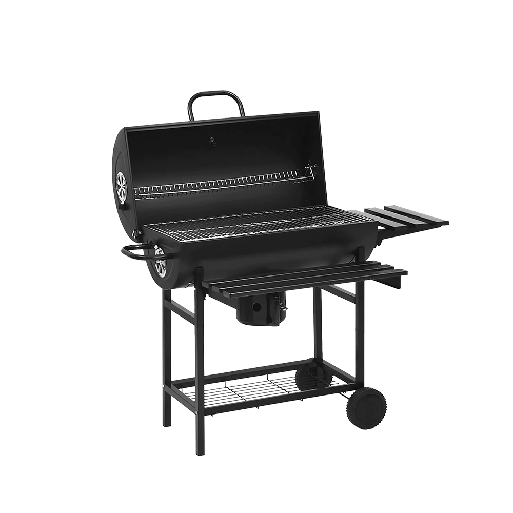  ASADOR TIPO BARRIL COLOR NEGRO 109X70X95 CM.