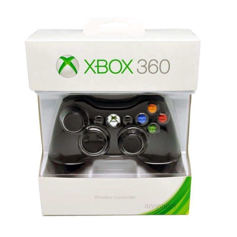 Control compatible con xbox 360 inalambrico color negro