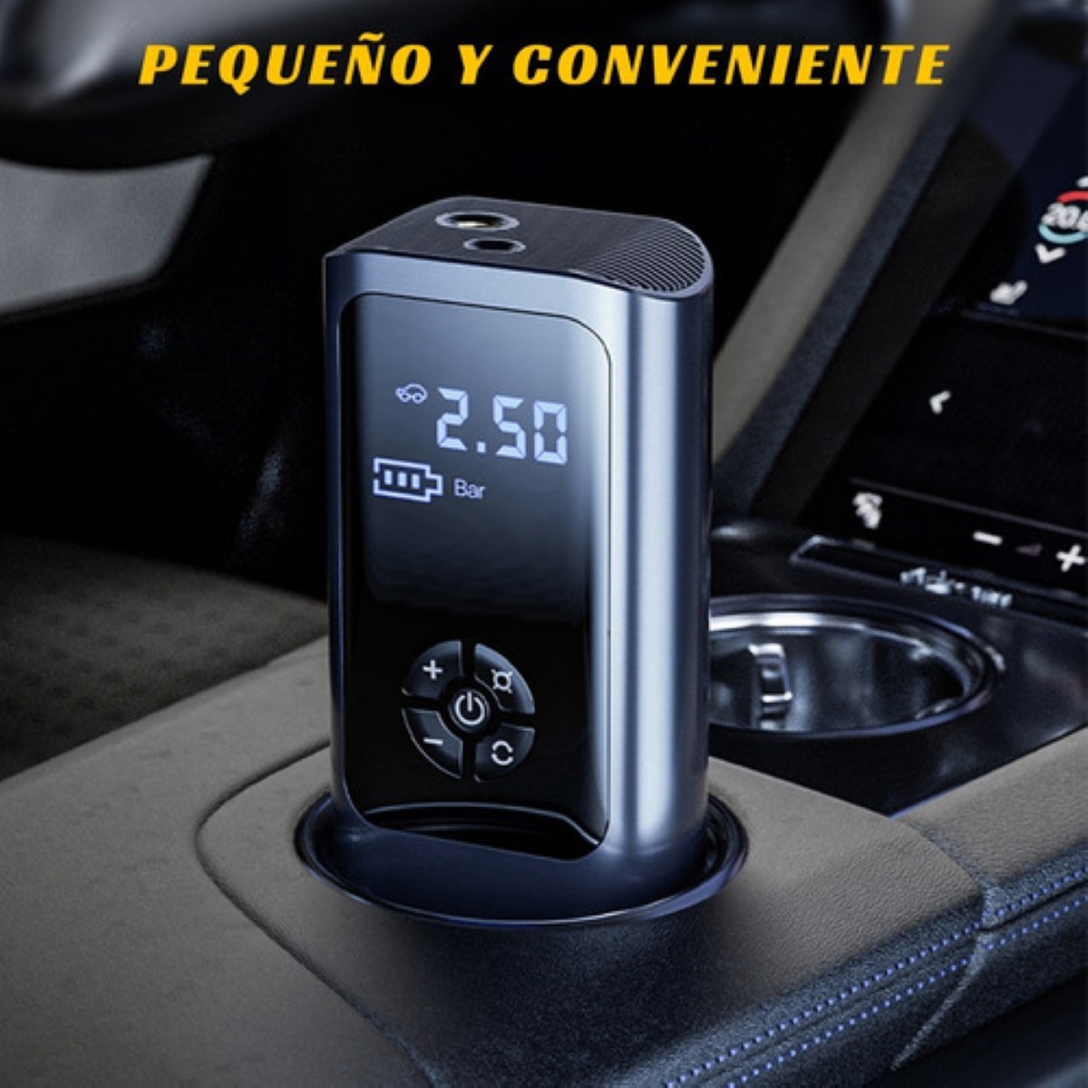 "Inflador De Llantas Inalámbrico Portátil 150 Psi Con Lcd "