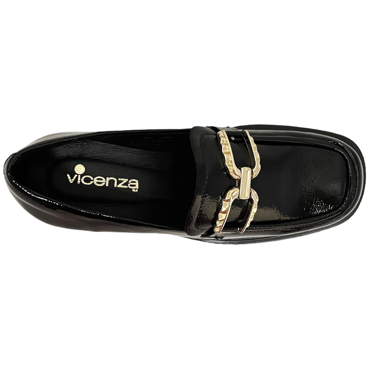 Mocasines Mujer Vicenza Piel Charol Suela Ligera