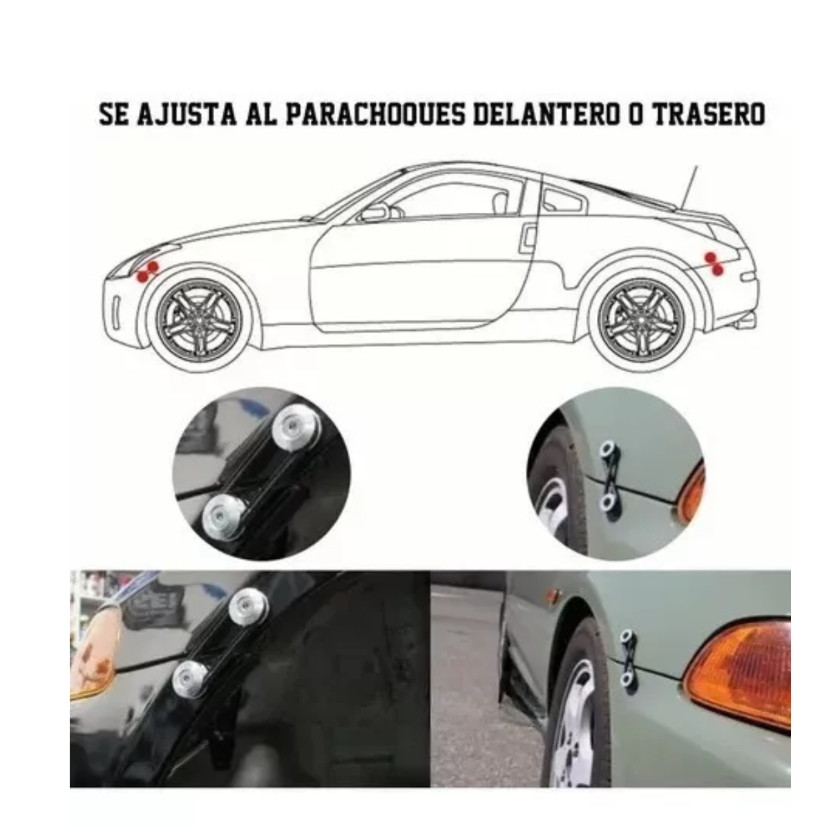 Sujetadores Facia Plano Tornillo Liga Bumper Fastener Gris Oscuro