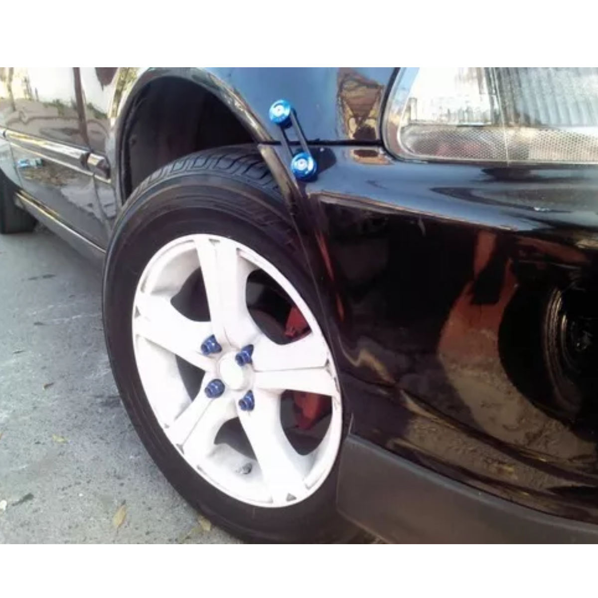 Sujetadores Facia Plano Tornillo Liga Bumper Fastener Rojo