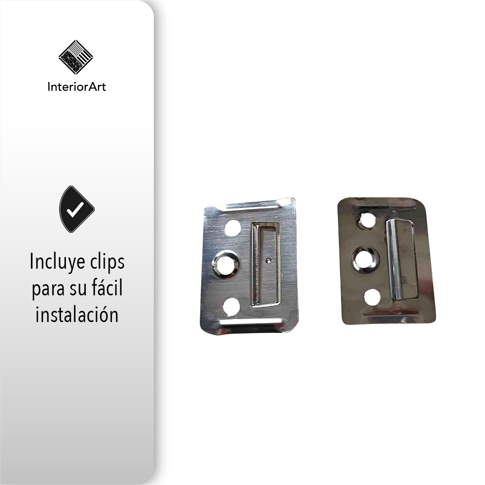 LAMBRIN DECORATIVO PREMIUM 3.4 M² 10 PZAS ESTILO MADERA COLOR NEGRO 
