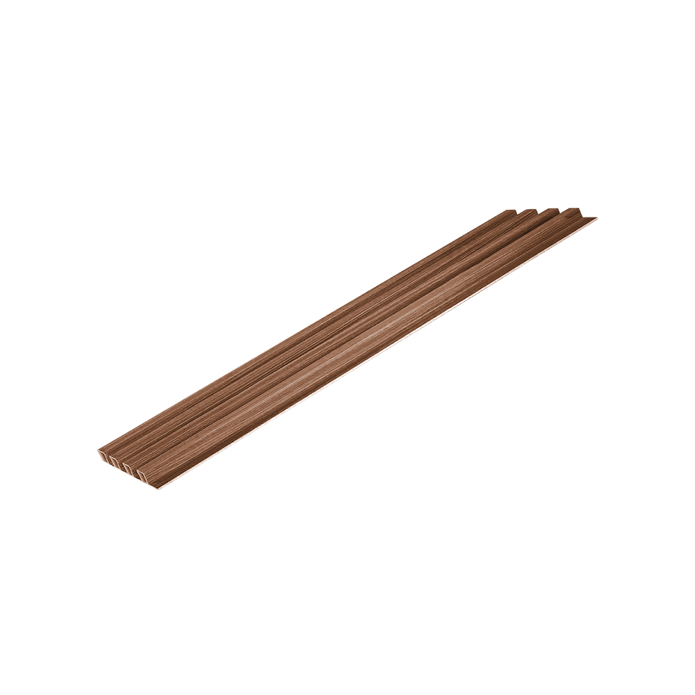 LAMBRIN DECORATIVO PREMIUM 3.4 M² 10 PZAS ESTILO MADERA COLOR  CAFÉ OSCURO 